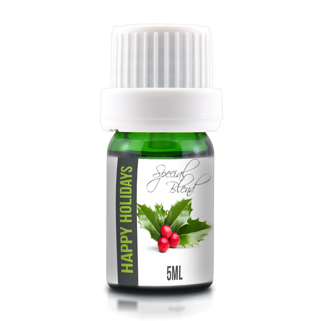 Pumpkin Pie, Happy Holidays and Cinnamon Spice | 3-Pack 5ml Bottles | 100% Pure Therapeutic Grade | Gift Set Essential Oil Bundle