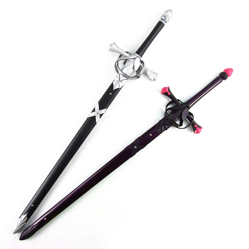 Fate Grand B07nwc7lj9 黒 黒 仮装 変装 変身 コスチューム アニメ Cosplay アイテム パーティー イベント ハロウン 小道具 観賞用 撮影用 武士刀 美術刀剣 模造刀剣 木製刀剣 コスプレ道具 風コスプレ武器 ジャンヌダルク Fgo Order コスプレ小物小道具 魅力の Www