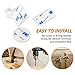 Baby Proofing Magnetic Cabinet Locks | Child Safety Drawer Locks (12 Locks + 2 Keys) | No Tools or Drilling Required for Multi-Purpose