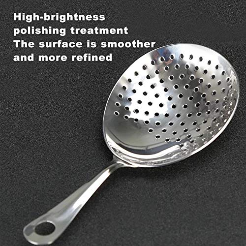 Julep-Sieb Bar Cocktail Sieb Strainer Edelstahl Cocktail Sieb Löffel Barsieb für Hause Oder Gewerbliche Bar Edelstahl… – Bild 7