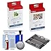 Canon PCC-CP400 Card Size Cassette for Selphy CP CP1200 CP1300 Printers with KC-36IP 36 Color Ink Paper & KC-18IS 18 Label Sticker Set + Cleaning Kit