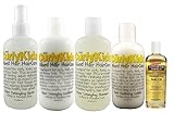 CurlyKids Mixed Hair HairCare Set with (palmer's Body Oil travel size 1.7oz)