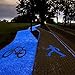 Glow in The Dark Pebbles 150 Pcs or 200 Pcs|Glow Rocks Stones for Garden|Luminous Pebbles Glowing Stones for Walkways Outdoor Decor (Sky-Blue(150PCS))