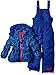 Pink Platinum Girls' Tonal Floral Print Snowsuit