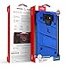 Zizo 1BOLT-SAMGN9-BLBK Bolt Cover Kickstand and Holster Case with Glass Screen Protector for Samsung Galaxy Note 9 - Blue/Black