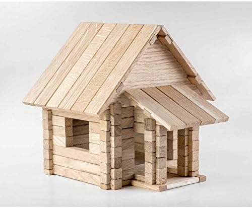 IGROTECO Country House 4 in 1 Building Block Set Wooden Toy jigsaw puzzle