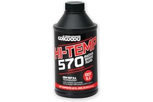Wilwood 290-0632: Brake Fluid, DOT 5.1, Hi-Temp, 570 Degrees Fahrenheit, 12 Fluid oz. Bottle, Each