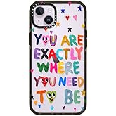 CASETiFY Impact iPhone 14 Plus Case [4X Military Grade Drop Tested / 8.2ft Drop Protection] - You are Exactly - Glossy Black