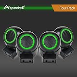 Aspectek Rotatable Ultrasonic Pest Control, Pest Repeller with Side Outlet and Adjustable Night Light - For Rodents, Rat, Mouse, Spider, Mosquito and Insect - Pack of 4 ()
