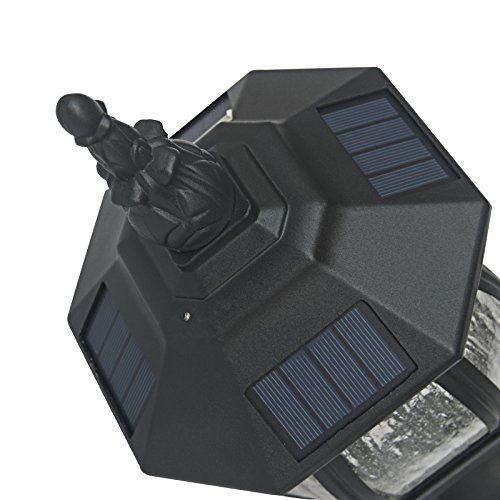 Kemeco ST6220Q-H LED Cast Aluminum Solar Post Light Fixture with 3-Inch Fitter Base for Outdoor