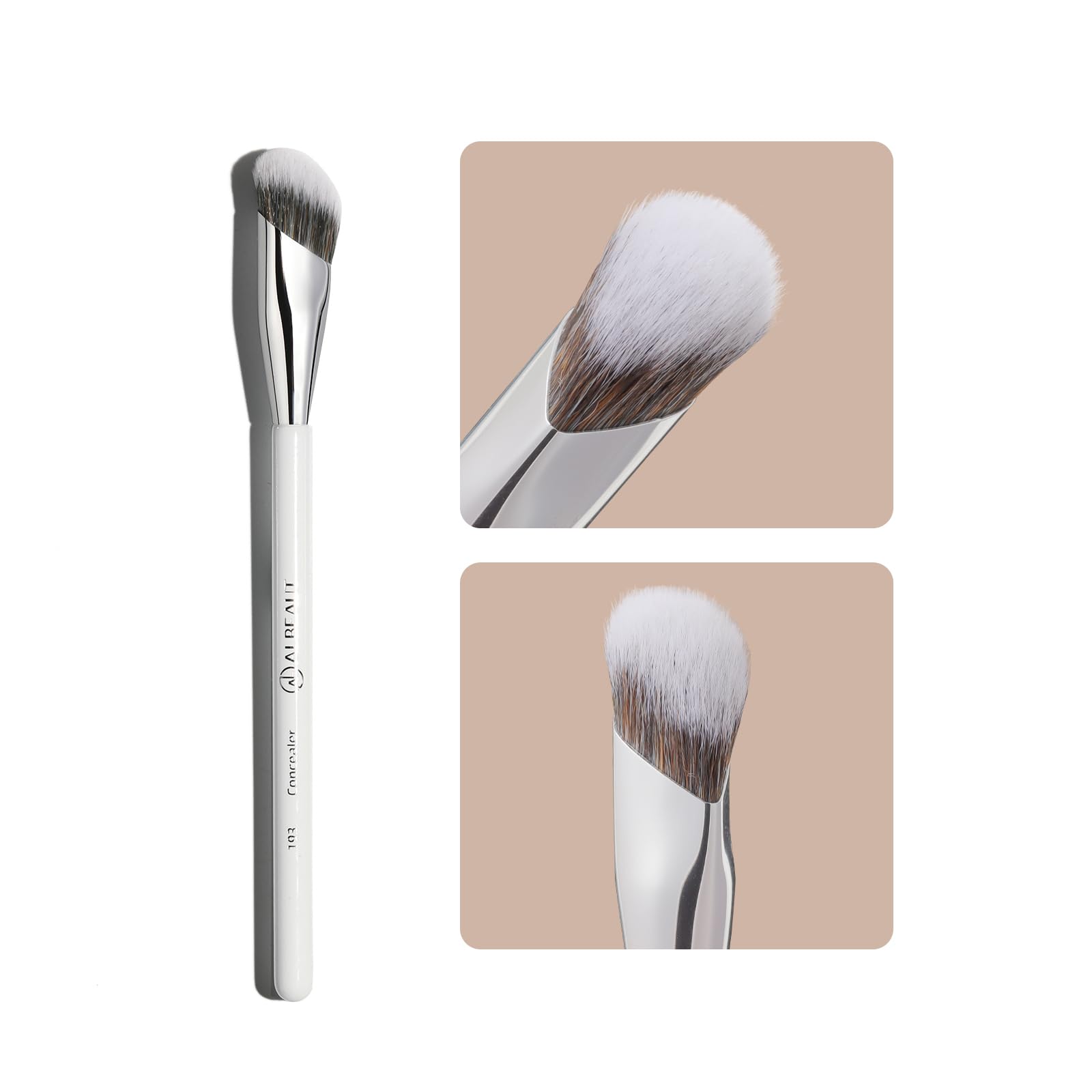 Photo 1 of Albeaut Concealer Brush, Angled Under Eye Makeup Small Foundation Precision Face Blending Brush (193 concealer brush)
