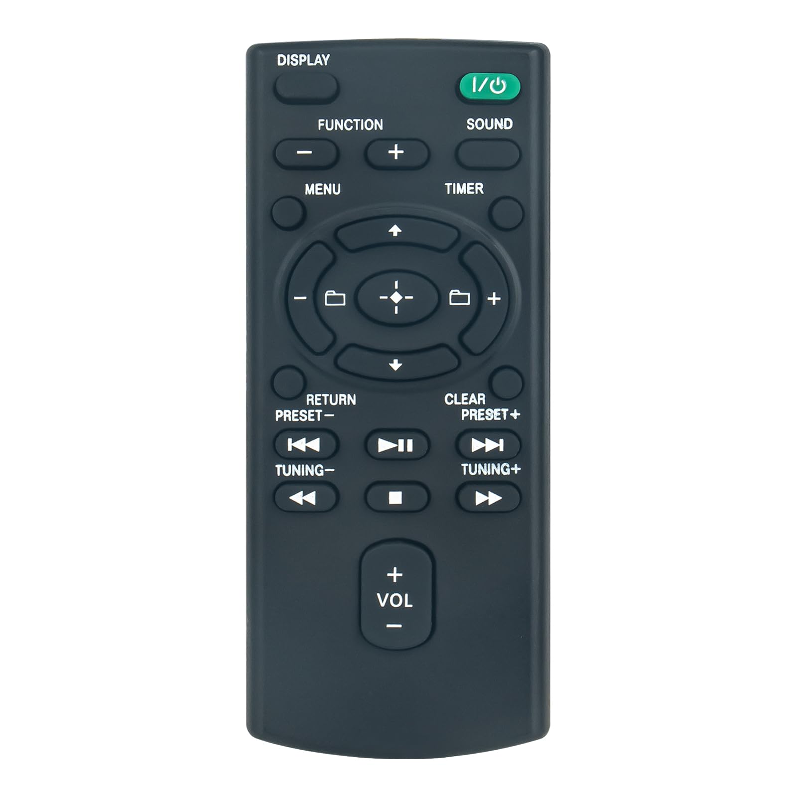 New RM-AMU197 Remote Control Replacement -VINABTY RMAMU197 Replace Remote Control fit for SONY HIFI Audio Display System RM AMU197 CMT-X5CD CMT-X7CD CMT-X7CDB CMTX5CD CMTX7CD CMTX7CDB MT-X5CDB MTX5CDB