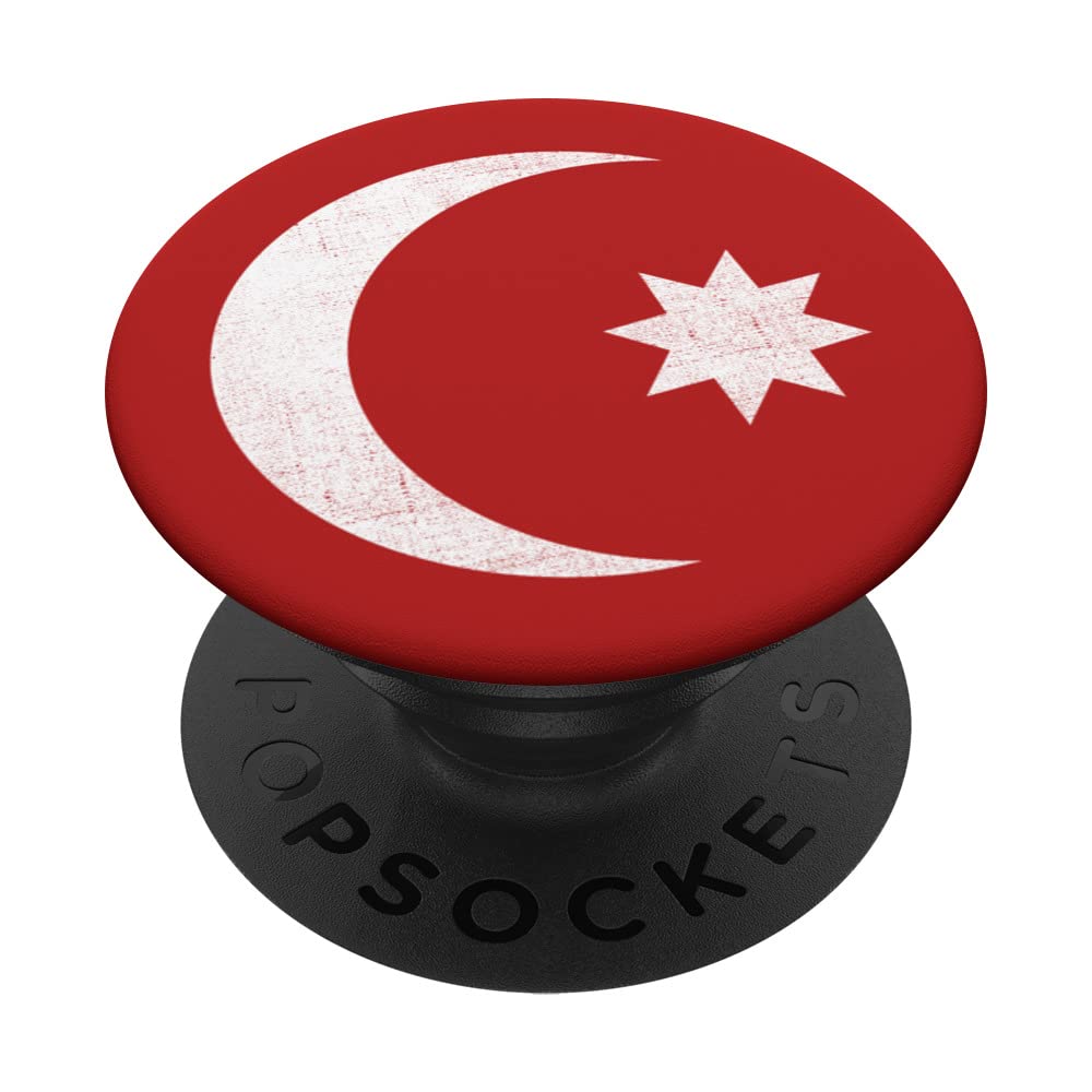 Ottoman Empire Flag Turkey Turkoman Turk Turkish Patriot PopSockets Swappable PopGrip