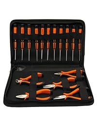homak ht06801700 17-Piece Set de Alicates/destornillador de precisión