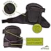 Professional Knee Pads for Work - Heavy Duty Protective Caps with Adjustable Elastic Straps and Soft Convenient Gel Cushion - Protect Your Knees at Work, Home or Garden