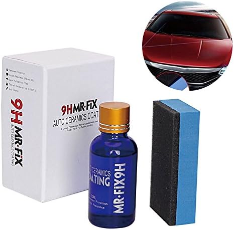 Brillife 30ML High Gloss 9H Hardness Auto Ceramic Car Coating Kit Paint Sealant Protection, Anti-Scratch Exterior Care Paint Sealers Sealant Protectants (1Pcs)
