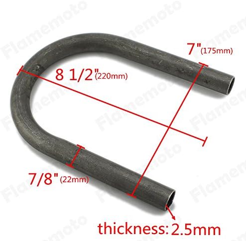 Pyage(TM) Cafe Racer Tracker Brat Style Seat Frame Hoop Loop For Motocycle Bobber