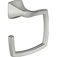 Moen Voss Collection Brushed Nickel Bathroom Hand Towel Ring, Wall Mounted Open Towel Ring, YB5186BN