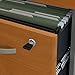 Bush Business Furniture Series C 2 Drawer Mobile File Cabinet in Natural Cherry