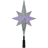 KSA 11" Lighted LED Color Changing Star Christmas Tree Topper - Multi Lights