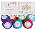 7 Luxurious Bath Bombs Gift Set (FREE BONUS of 2 Votive Candles). USA Handmade Ultra Lush Spa Bath Fizzies 4.5 oz, Organic Essential Oil, Fizzy & Colorful, Aromatherapy & Moisturizing, Vegan