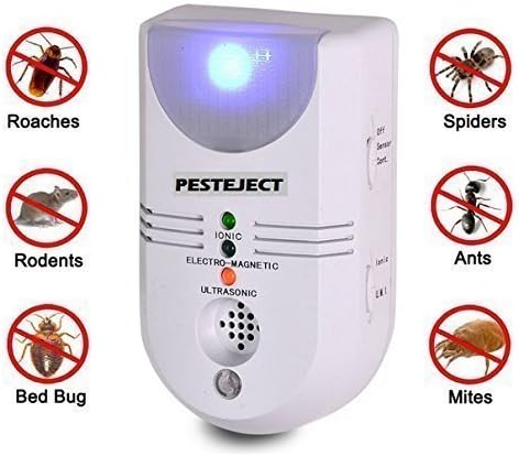 PestEject Súper 6 en 1 Electromagnetico Ultrasónico Interior ...