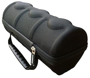 Image of CASEBUDi Triple Watch Travel Case | Tough Protection Storage Zipper Three Wristwatch | Ballistic Nylon (Black)