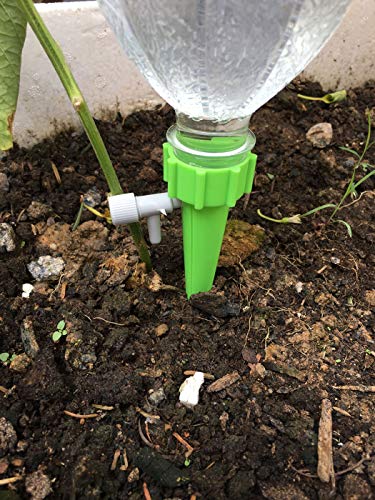 B bangcool 12PCS Plant Spikes Adjustable Self Watering Stakes Water Spikes