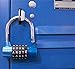 Wordlock Combination Padlock – 5 Dial, Blue