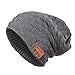 REDESS Wireless Bluetooth Beanie,Unisex Outdoor Sport Knit Hat with Stereo Speakers & Microphone