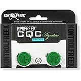 KontrolFreek CQC Signature Edition for PlayStation 4 (PS4) Controller | Performance Thumbsticks | 2 Low-Rise Convex | Green