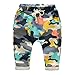 Weixinbuy Unisex Kid Toddler Cotton Jersey Harem Pants Baby Elastic Trousers (S, Camouflage Yellow)