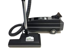 Clean Obsessed CO888 Powerteam Pro Canister Vacuum, Black/Silver