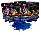 Holi Color Powder Navy Blue 10 Pack of 70 Grams Each