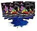 Holi Color Powder Navy Blue 10 Pack of 70 Grams Each