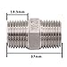 Hex Nipple 1/2 Inch Male NPT - DERPIPE Stainless Steel 304 Threaded Pipe Fitting for Brew Kit, Home Piping Application(Pack of 1)