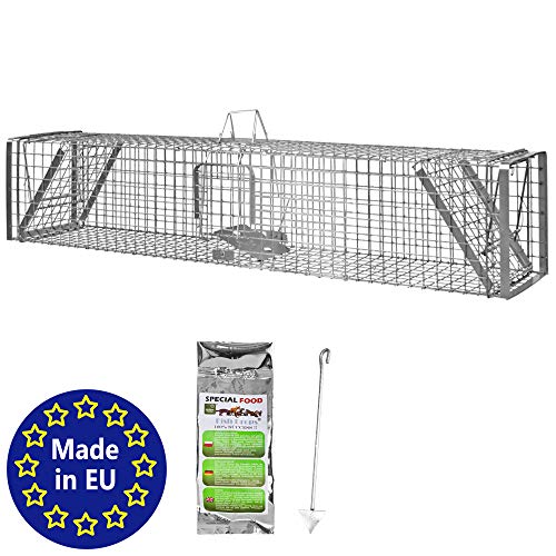 Petigi Tierfalle Lebendfalle Marderfalle Katzenfalle Fuchsfalle Biberfalle Tierfalle Kastenfalle Drahtfalle… – Bild 3