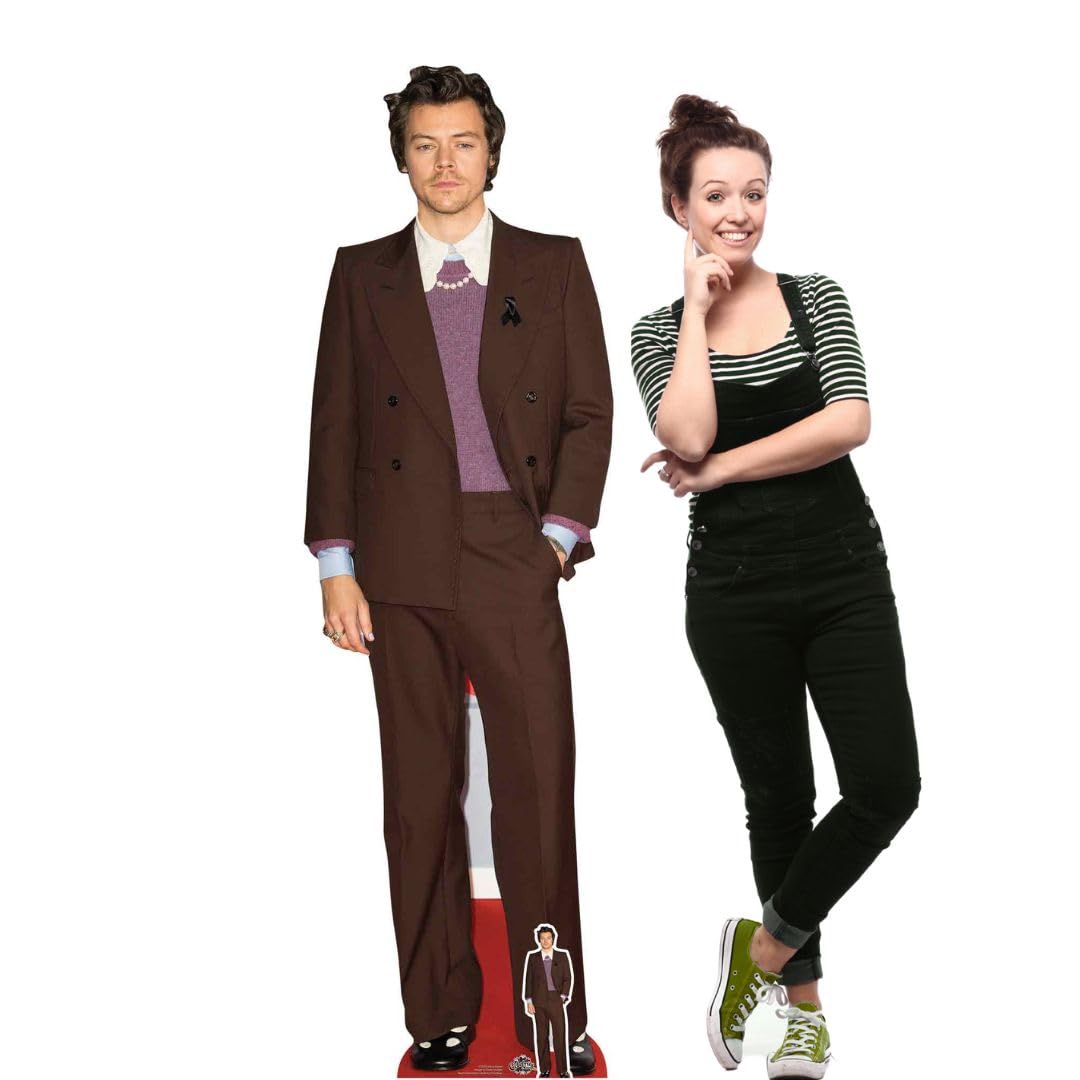 STAR CUTOUTS CS836 Harry Singer Songwriter Cardboard Cutout with Free Mini Standee Perfect for Birthdays, Gifts, Parties & Fans, Multicolour, Regular