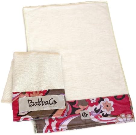 Babbaco Babbaburpie Burp Cloth, Cati Coral