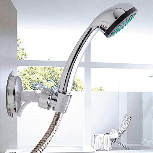 Meka-supplies - Elegant Shower Holder Suction Cup For Bathroom Accessories Universal Adjustable Bathroom Moving Mount Shower Head Holder - Thumbnail 6