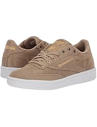 Reebok Women 's Club C 85 metálico de malla zapatos de caminar