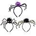 BESTOYARD Spider Headband Halloween Costume Headband for Costume Dress up Party Supplies (Random Color) Black, Medium