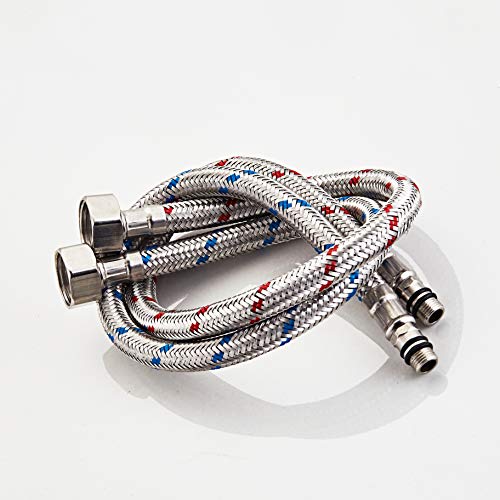 24" Faucet Connector Supply Hose 3/8Inch Female Compression Thread X