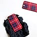 Red Plaid iPhone Xs Max Case,Easeu Women's Soft TPU Super Slim Fit Silicone Anti-Scratch Snap Cover Flexible Case for iPhone Xs Max 6.5 inch
