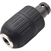 Bestgle 2-13mm Capacity Mount 1/2-20UNF Keyless Drill Chuck Quick Change Conversion Adapter with 1/2 Inch Socket Square Female Adapter