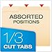Pendaflex PFX62699 Archival-Quality File Folders, 1/3 Cut Top Tab, Letter, Manila (Box of 100)