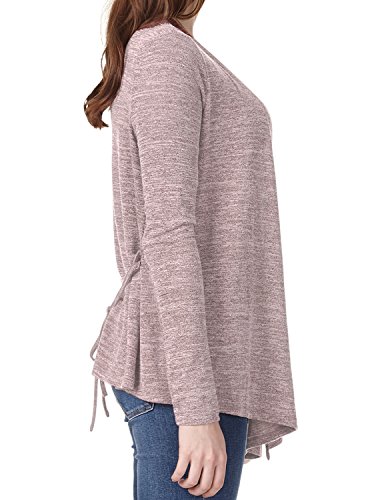 image for Regna X Boho for Woman Heather Loose Warm Pale Pink Extra Large wrap D