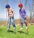 Adjustable Ergonomic Amazing Featz Stiltz Kids Stilts Red Blue 51