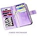 Fingic Cover for iPhone XR,iPhone XR Wallet Case,Glitter Sparkle Cover 9 Card Holder PU Leather Detachable Wrist Strap Wallet Case for Women Cover for Apple iPhone XR/iPhone XR 2018 6.1