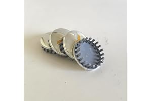 QAMNVCRTY 4PCS Car Wheel Cap 20942002, 22837060, 19301595, 19301597 Center Hub Cap 3.25''/83mm Compatible with Colorado Silverado 1500, Tahoe, Suburban (Chrome) CV009GSY